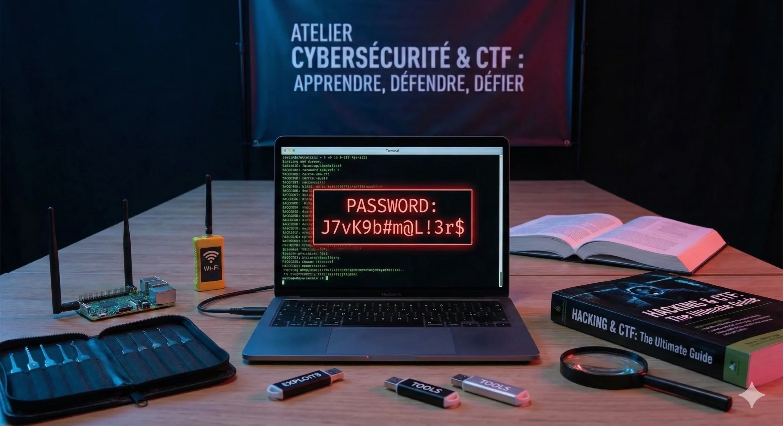 Atelier Cybersécurité & CTF (de la 4e à la seconde)
