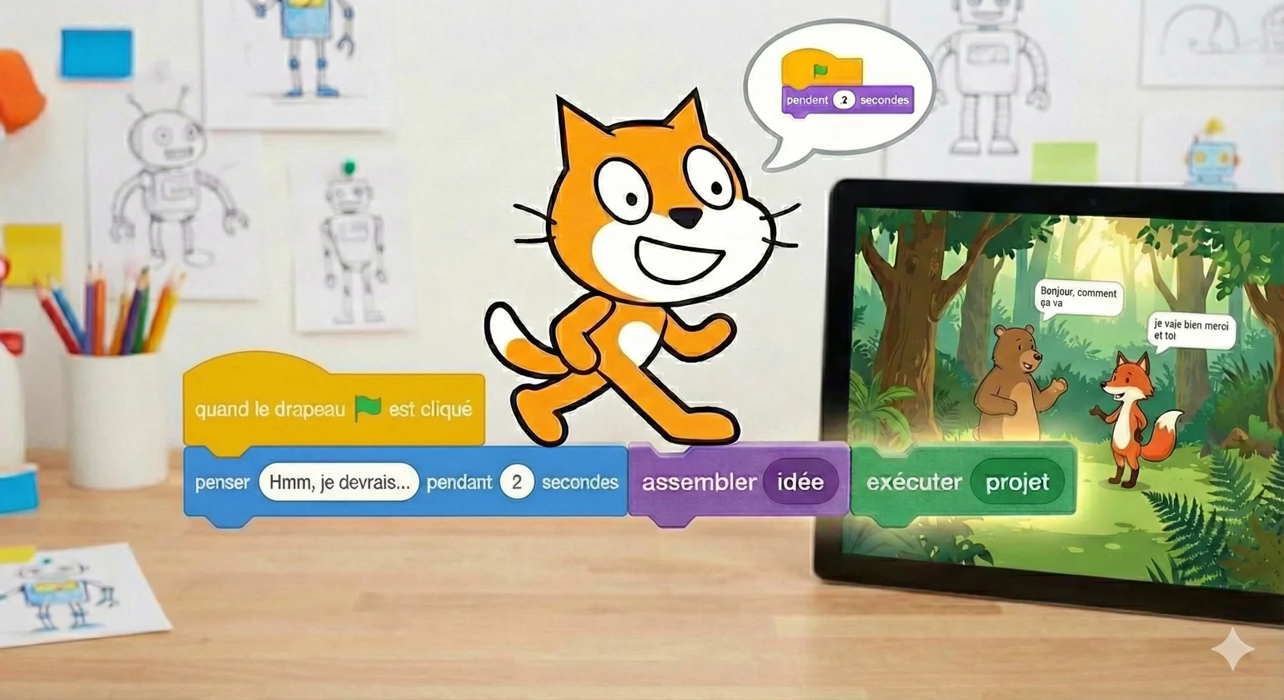 Atelier Scratch Débutant (CE2, CM1 et CM2)