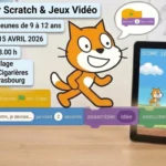 Atelier Jeux Vidéo avec Scratch (du CM1 à la 5ème)