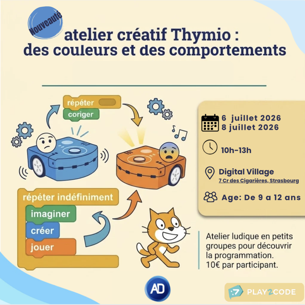 Atelier créatif Scratch Thymio