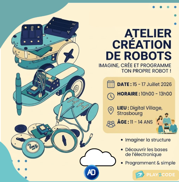 Atelier Création de Robots (de la 6ème à la 3ème)